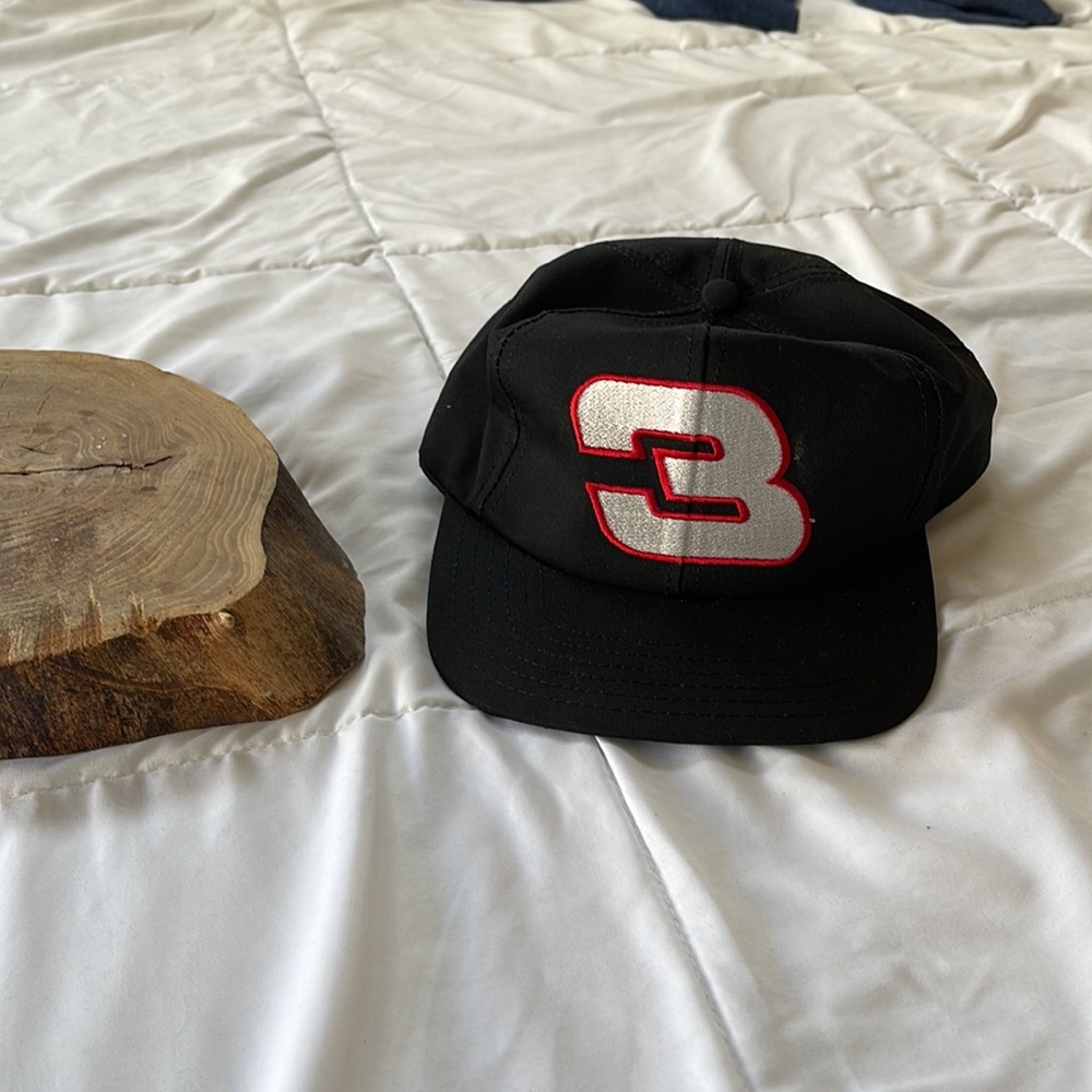 NASCAR Vintage SnapBack Hat Dale Earnhardt #3 Six Time Winston Cup Champion USA
